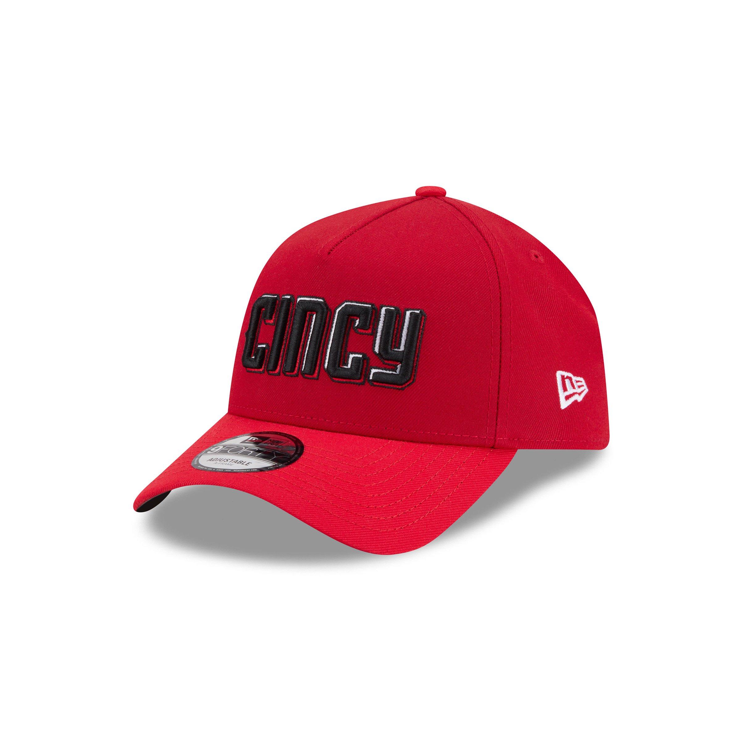 New Era Cincinnati Reds 9FORTY A-Frame City Connect Snapback Hat - Red - RED